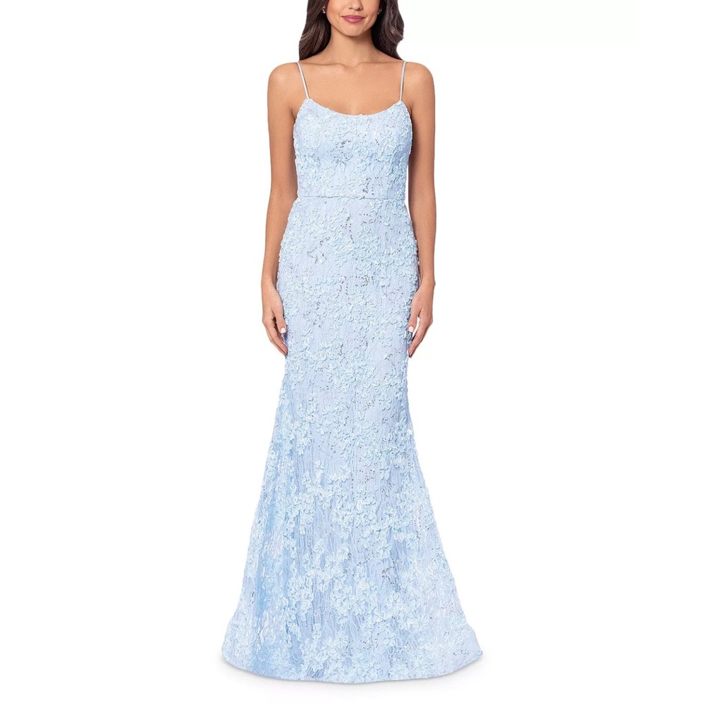 ACQUA lace blue dress